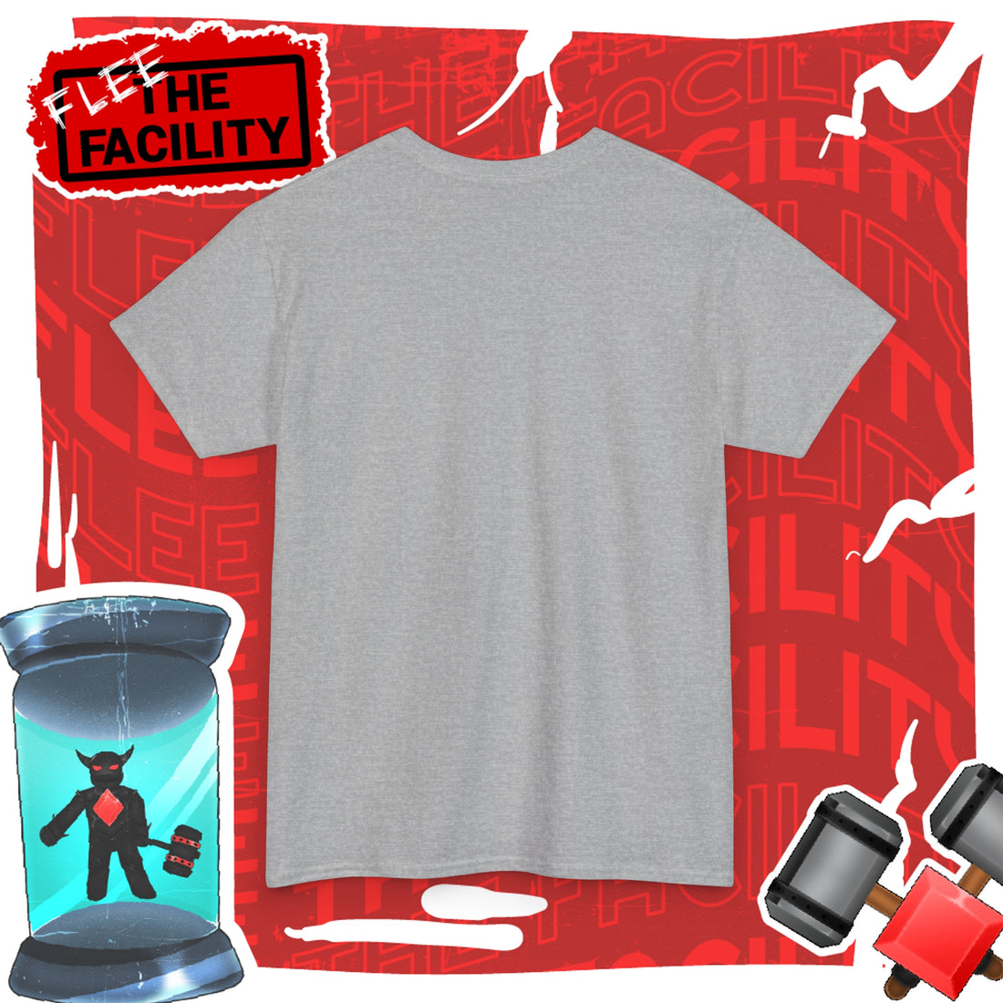 Flee The Facility - Hammer Grid Tee