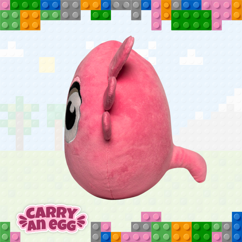 Carry An Egg - Axolotl Egg Plushie