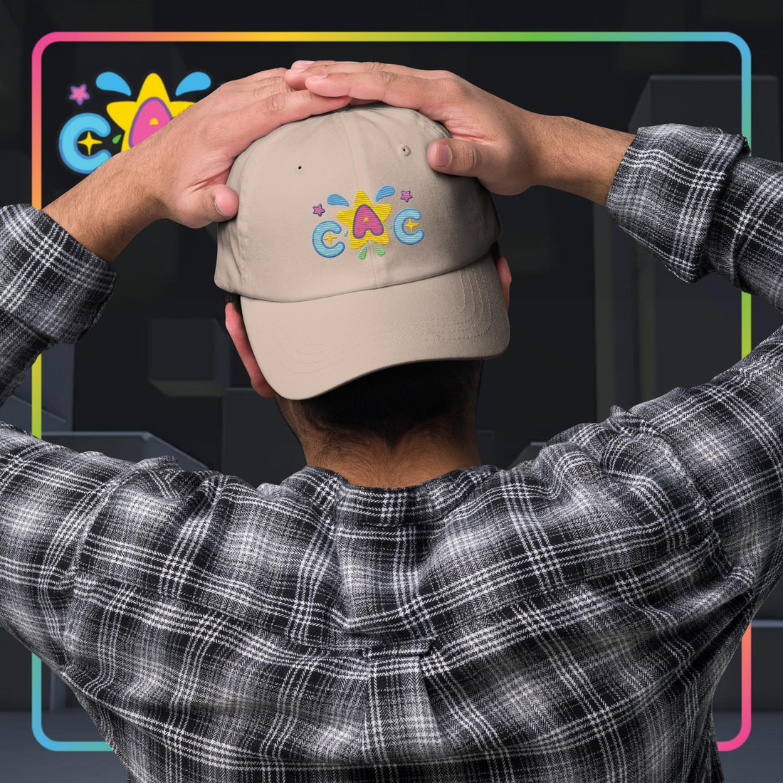 Catalog Avatar Creator - Embroidered Logo Dad hat