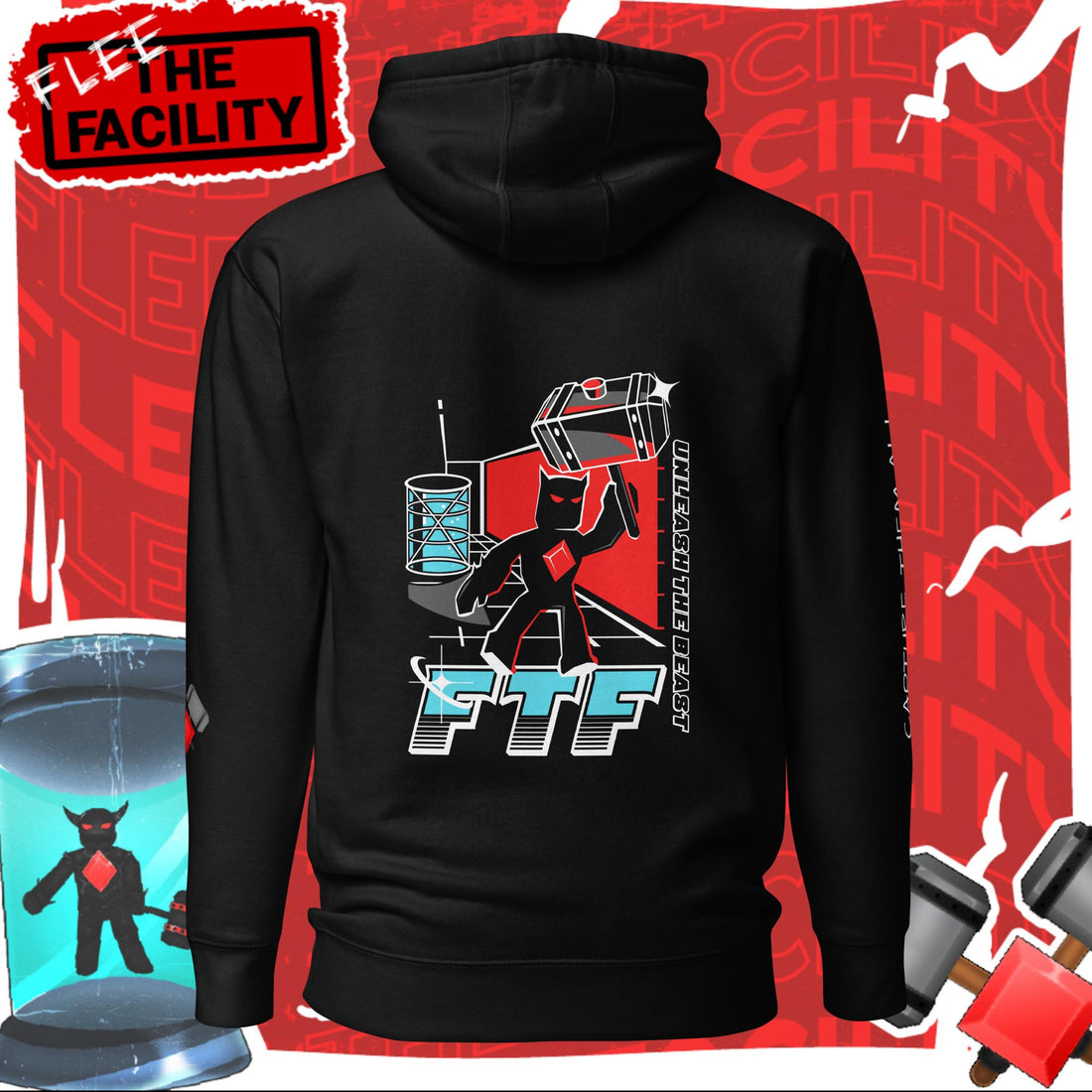 Flee The Facility - Unleash The Beast Premium Hoodie