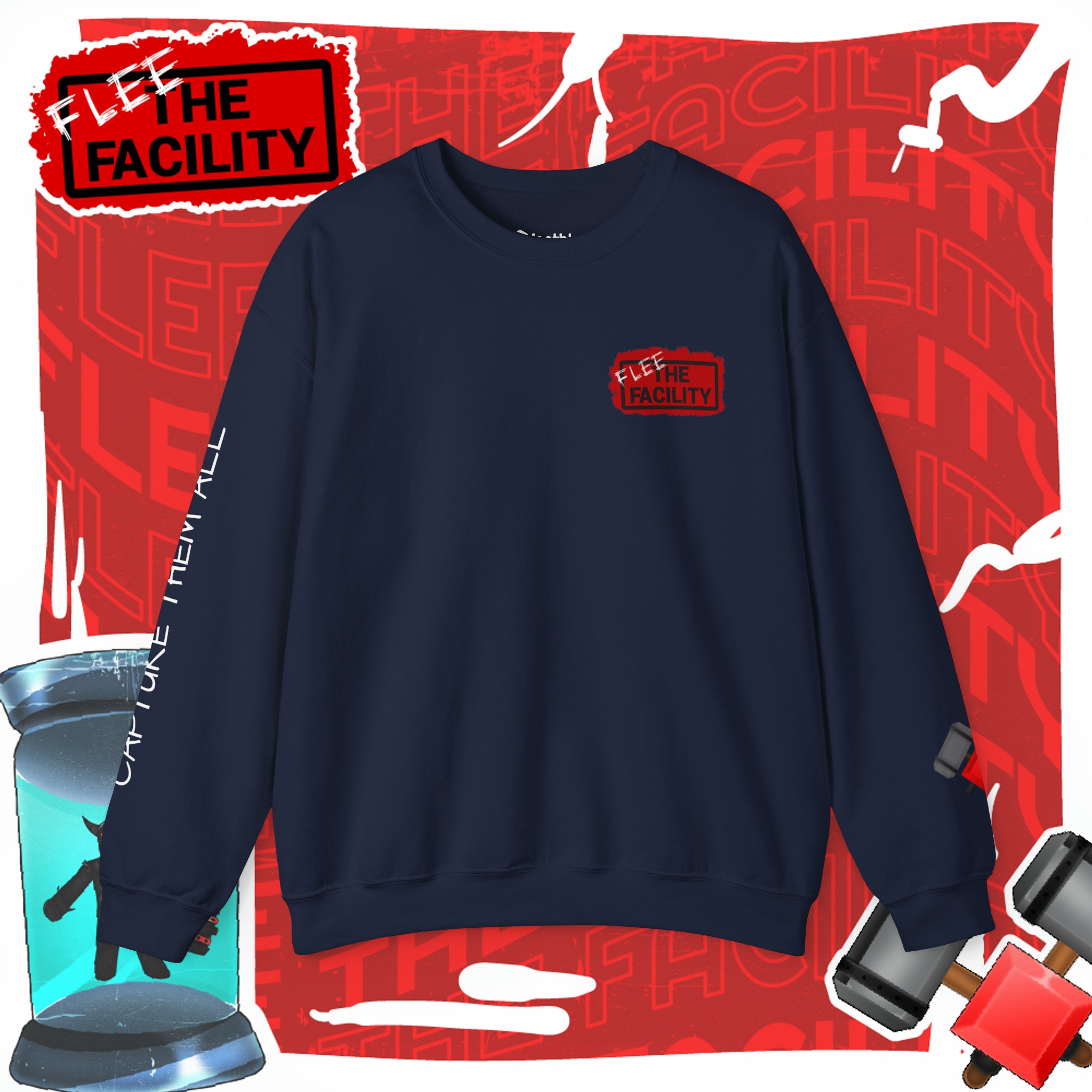 Flee The Facility - Unleash The Beast Premium Crewneck Sweatshirt