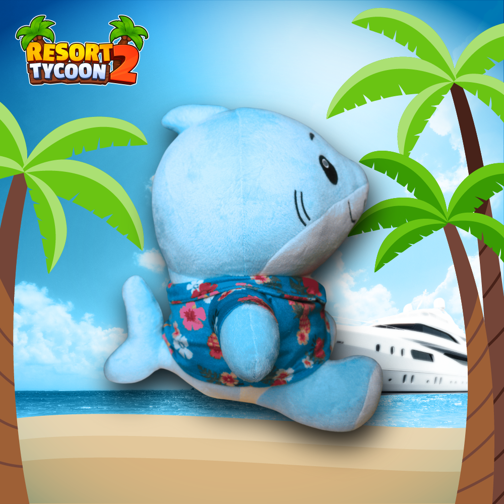 Resort Tycoon 2 - Tropical Shark Plushie