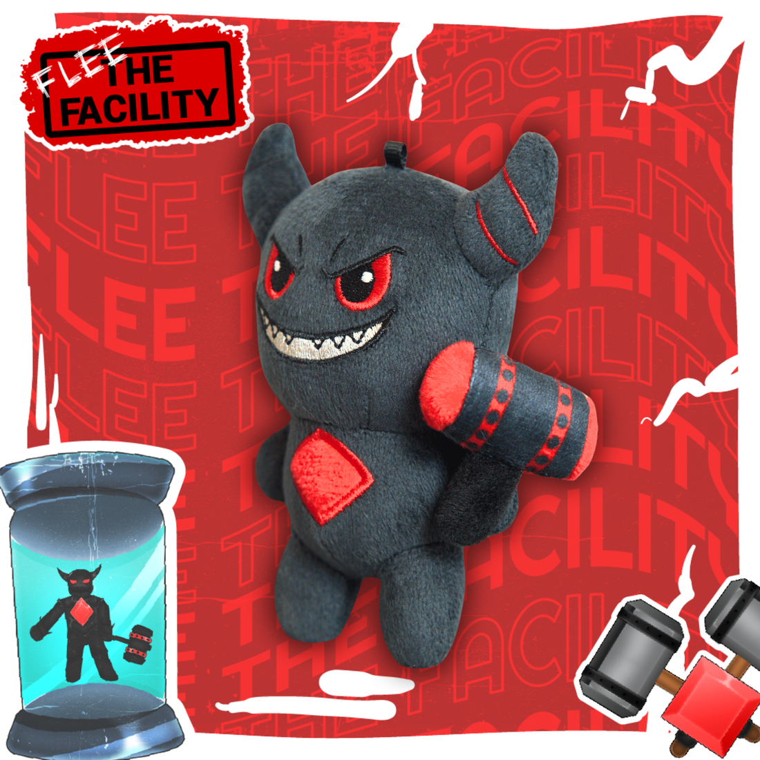 [PRE-ORDER] Flee The Facility - Chibi Beast Plush Keychain