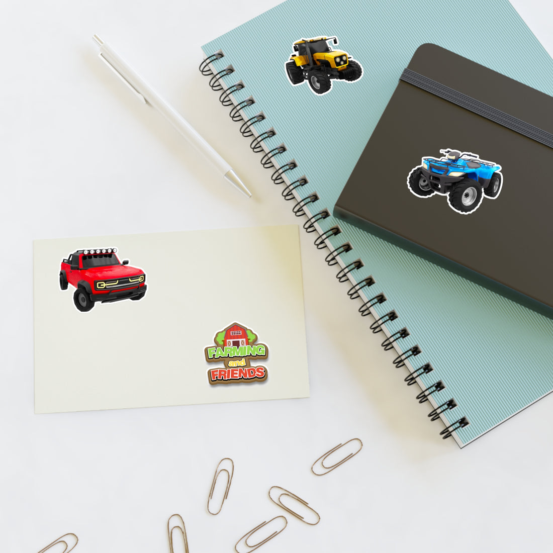 Farming and Friends - Vehicle Sticker Pack Sheet (1pc)