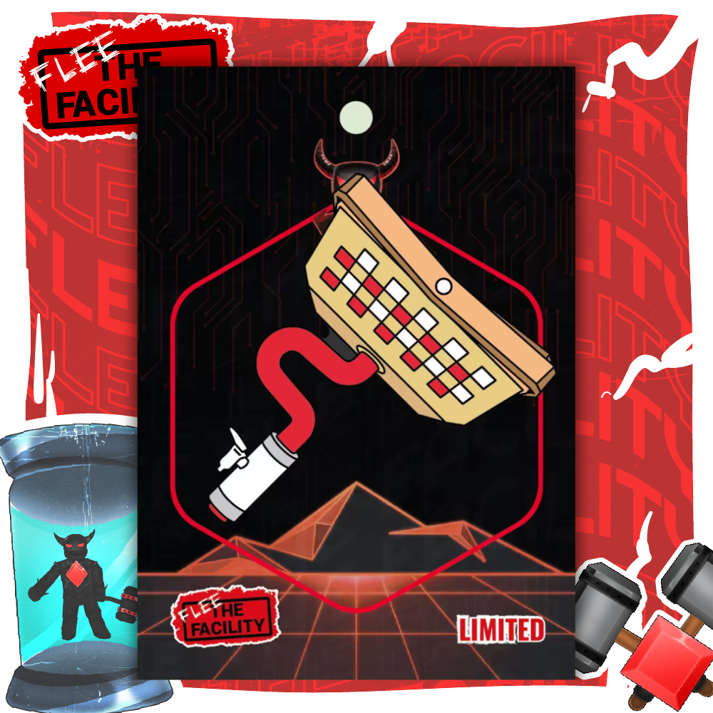 Flee The Facility - Strawberry Jelly Basket Pin Aug Limited Edition