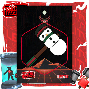 Flee The Facility - Snowman Pin - Dec Limited Edition