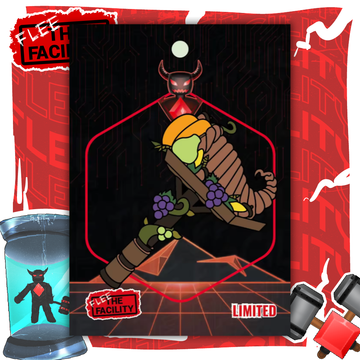 Flee The Facility - Cornucopia Hammer Pin - Nov Limited Edition