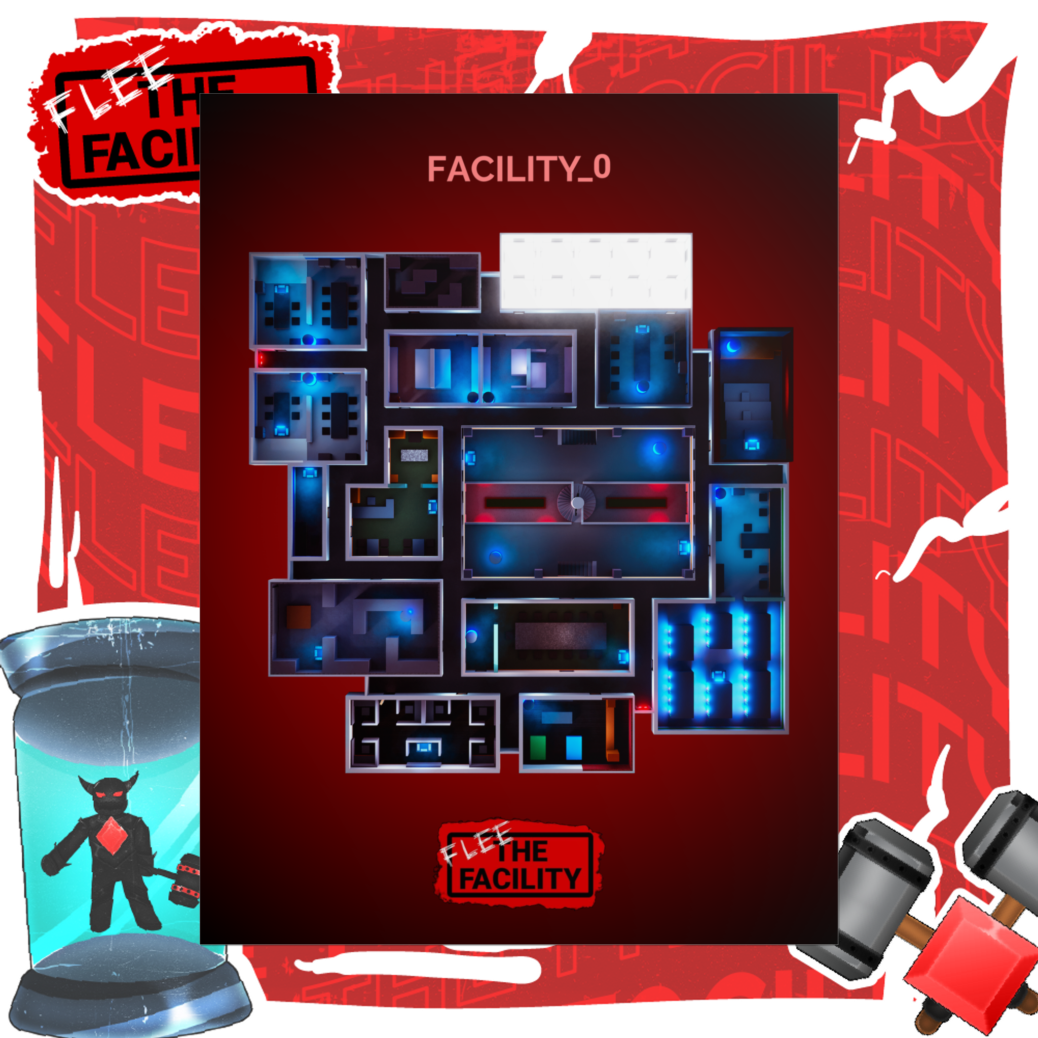Flee The Facility - Facility_0 Poster