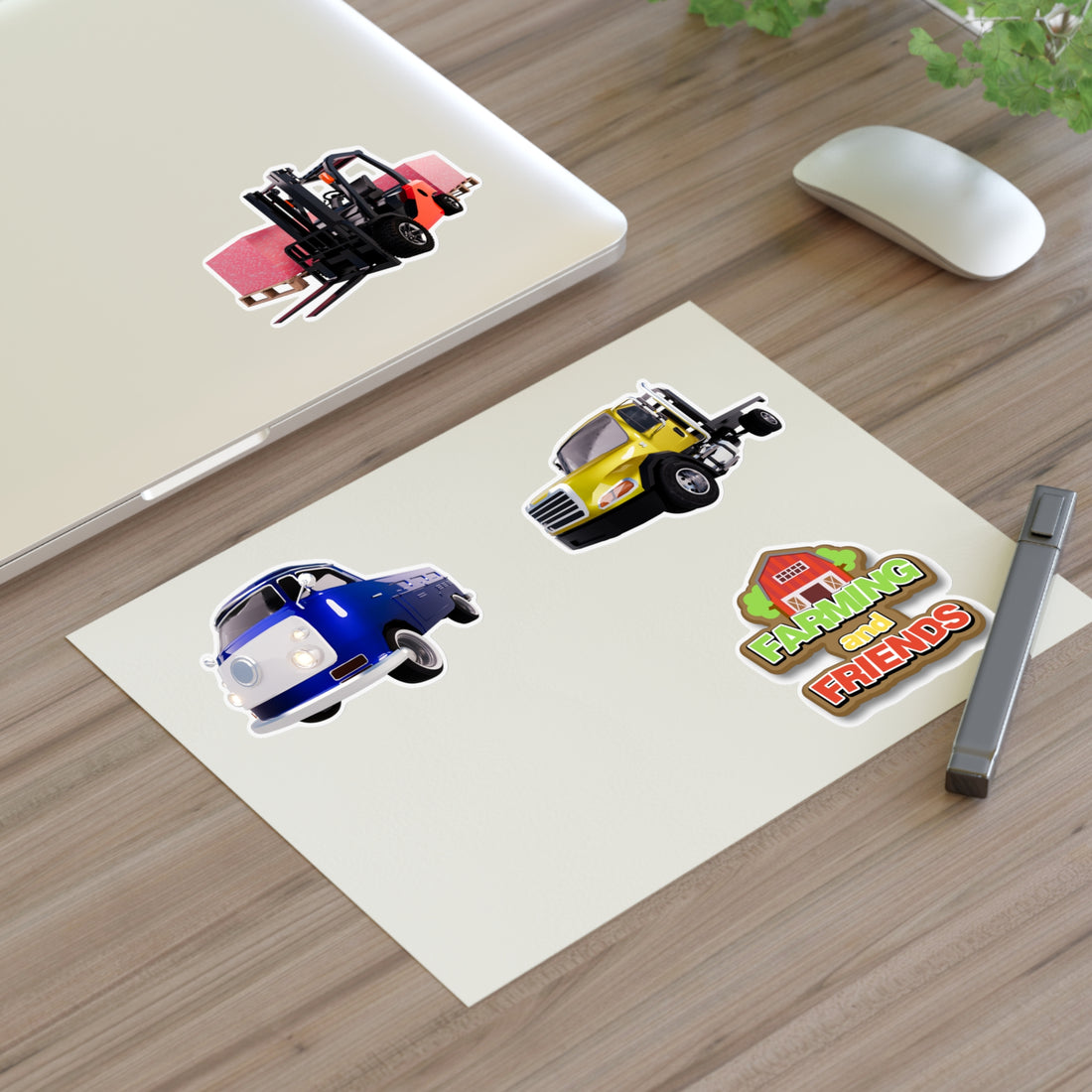 Farming and Friends - Vehicle Sticker Pack Sheet 2nd Collection (1pc)