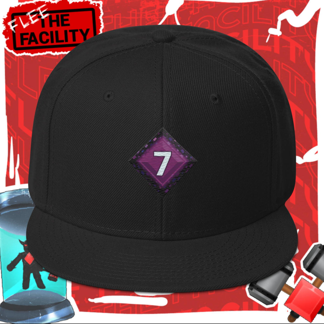 [LIMITED] Flee The Facility - 7th Anniversary Edition Snapback Hat