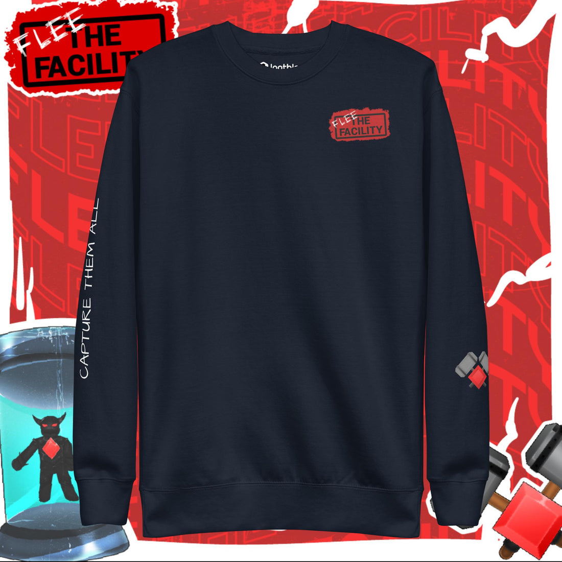 Flee The Facility - Unleash The Beast Premium Crewneck Sweatshirt